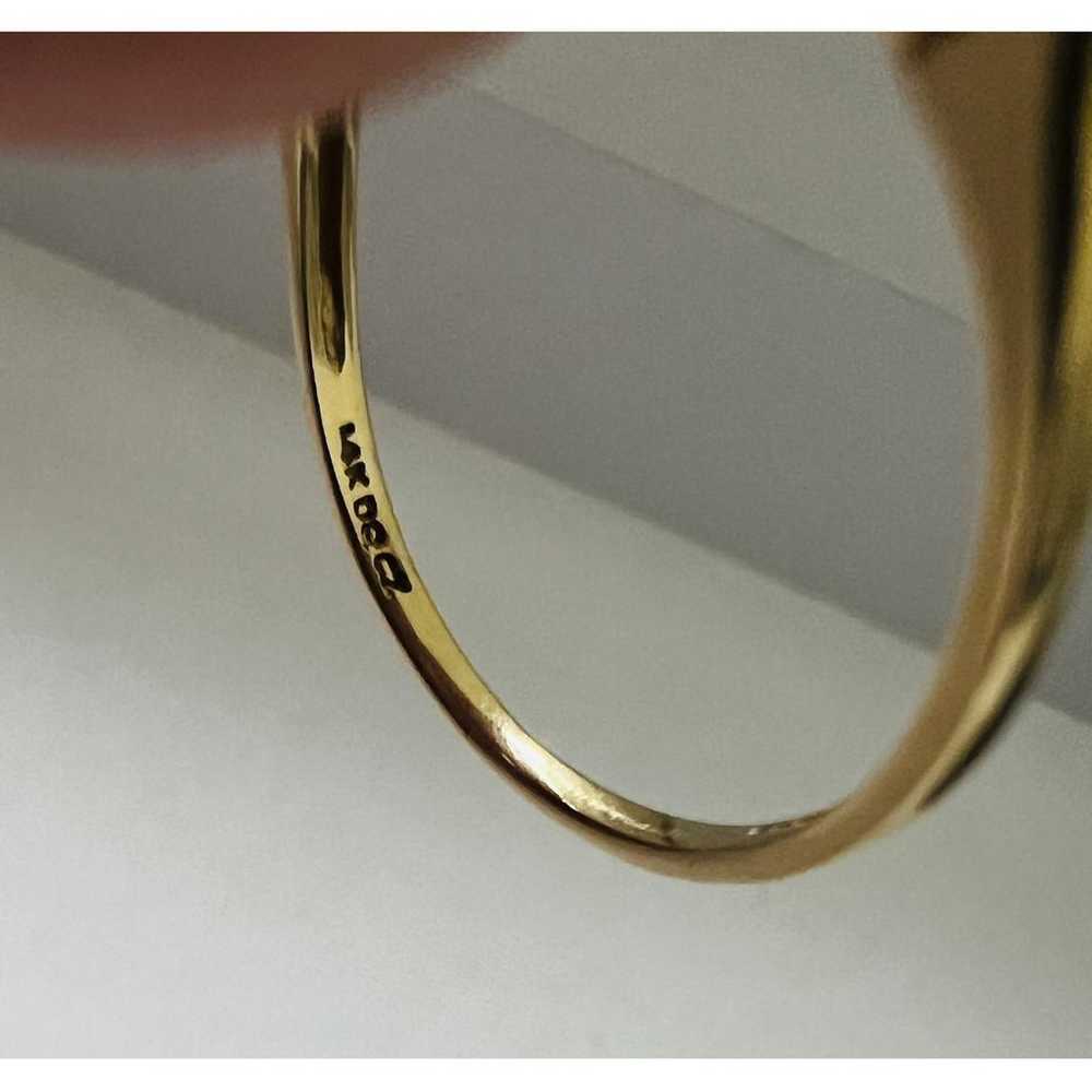 Non Signé / Unsigned Yellow gold ring - image 8