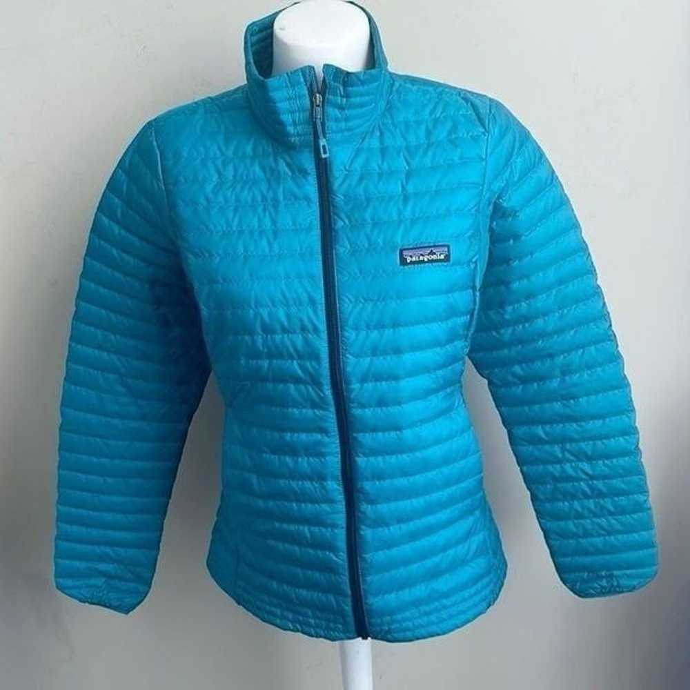 Patagonia Women’s Blue Down Puffer Jacket S - image 1