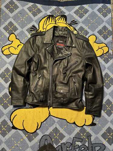 Japanese Brand × Leather Jacket × Vintage Vintage 
