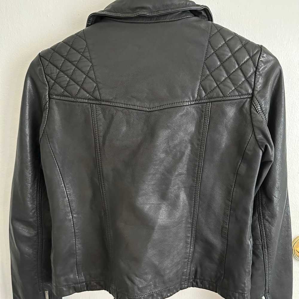 ALLSAINTS Catch Crop Leather Jacket - image 5