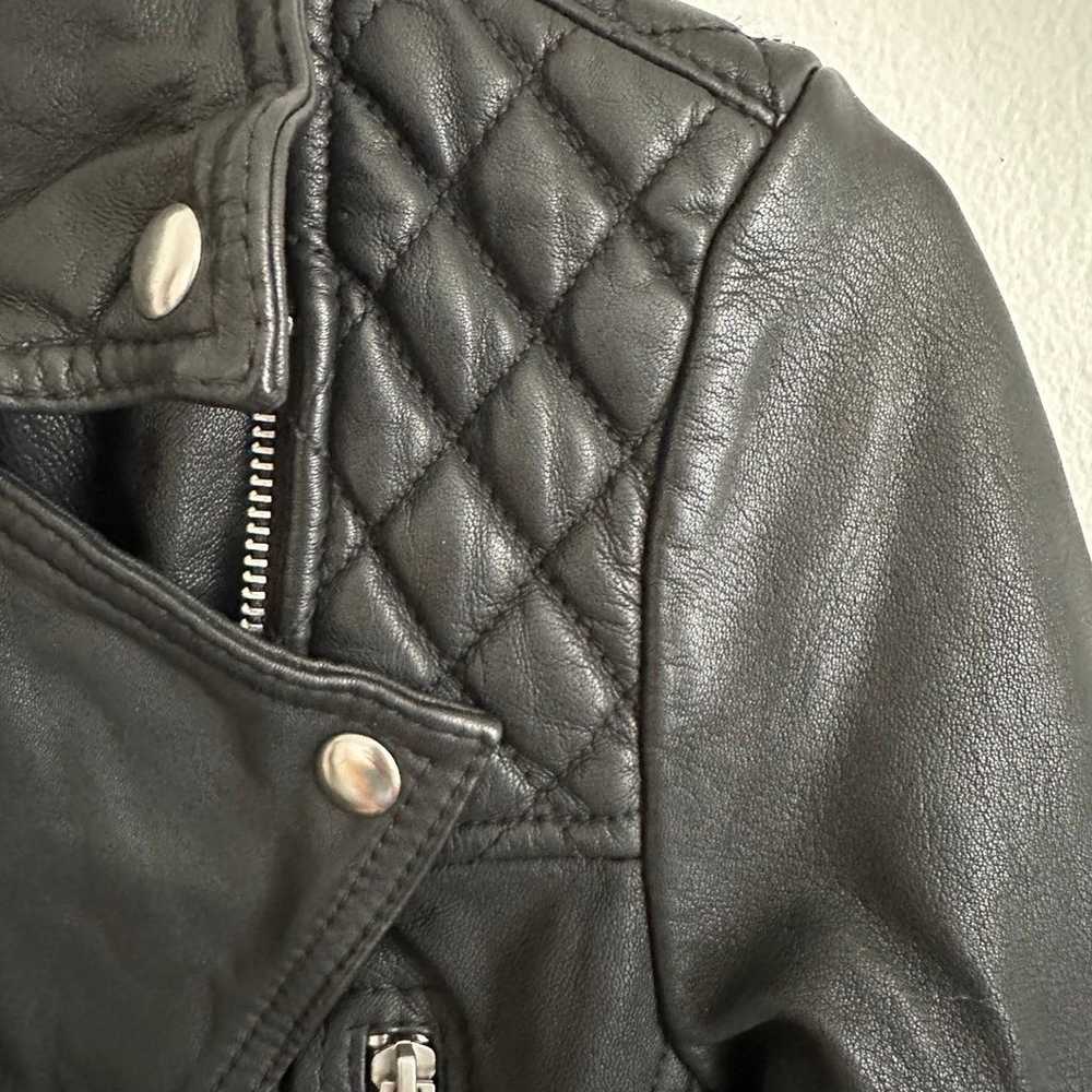 ALLSAINTS Catch Crop Leather Jacket - image 6