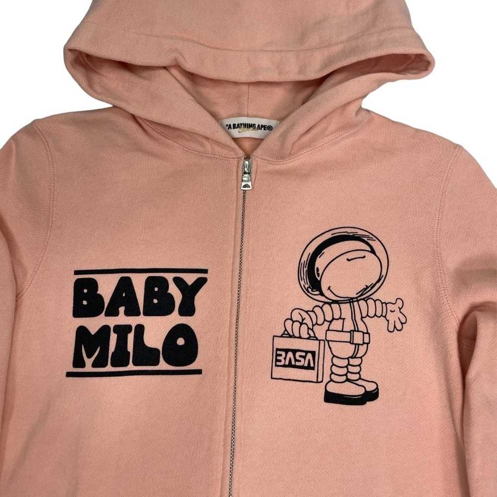 BAPE Classic Baby Milo Pink BASA Hoodie - image 2