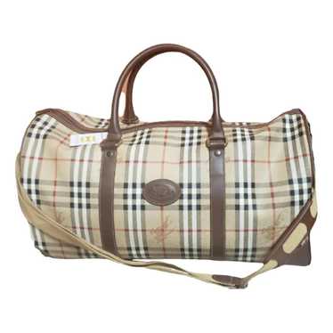 Burberry Leather travel bag