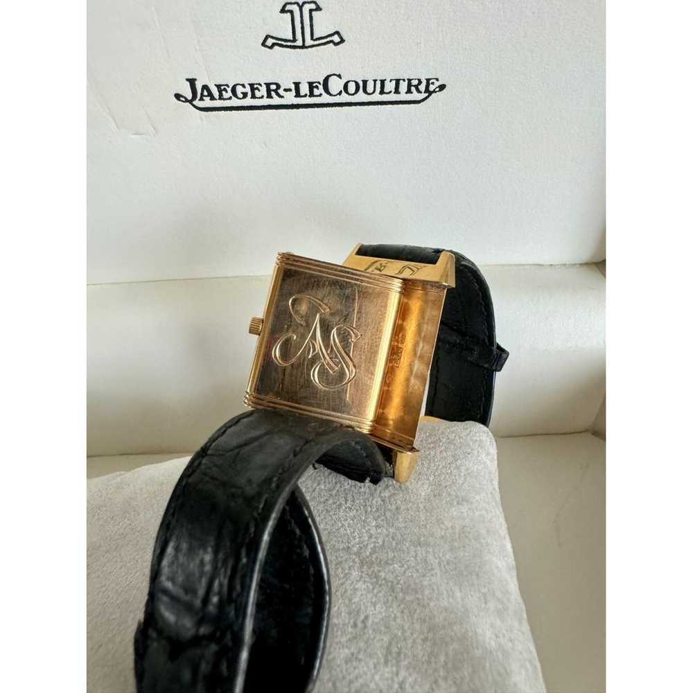 Jaeger-Lecoultre Reverso pink gold watch - image 3