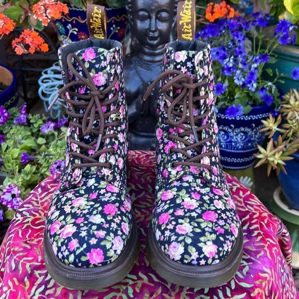 Dr. Martens Floral Page Boots - image 4