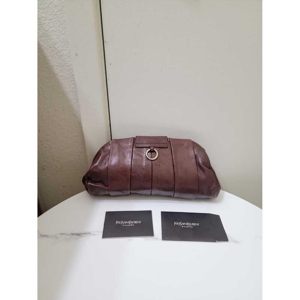 Yves Saint Laurent Leather clutch bag - image 3