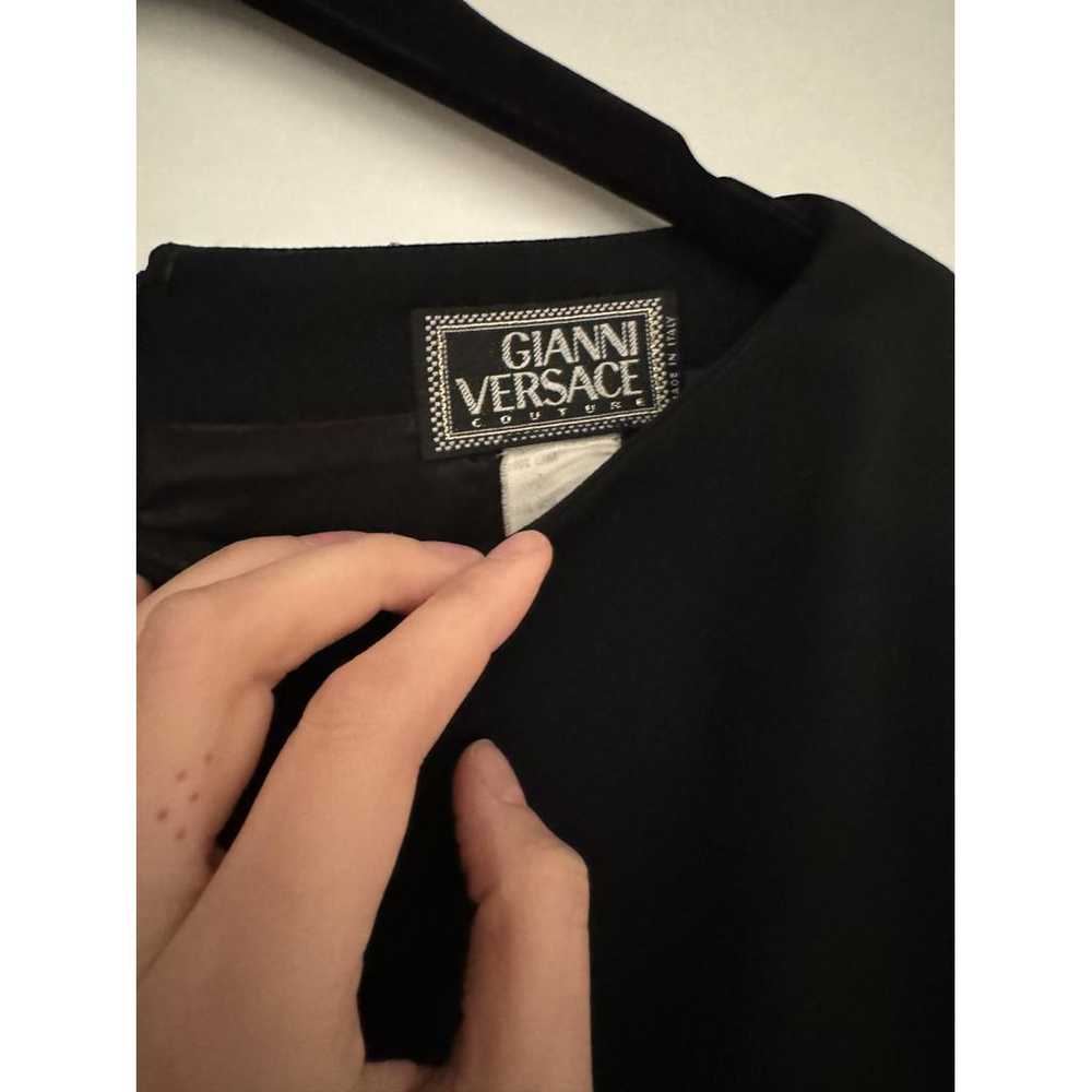 Gianni Versace Wool mini dress - image 3