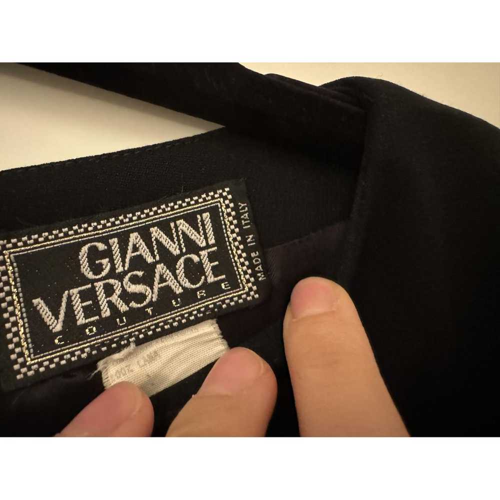 Gianni Versace Wool mini dress - image 5