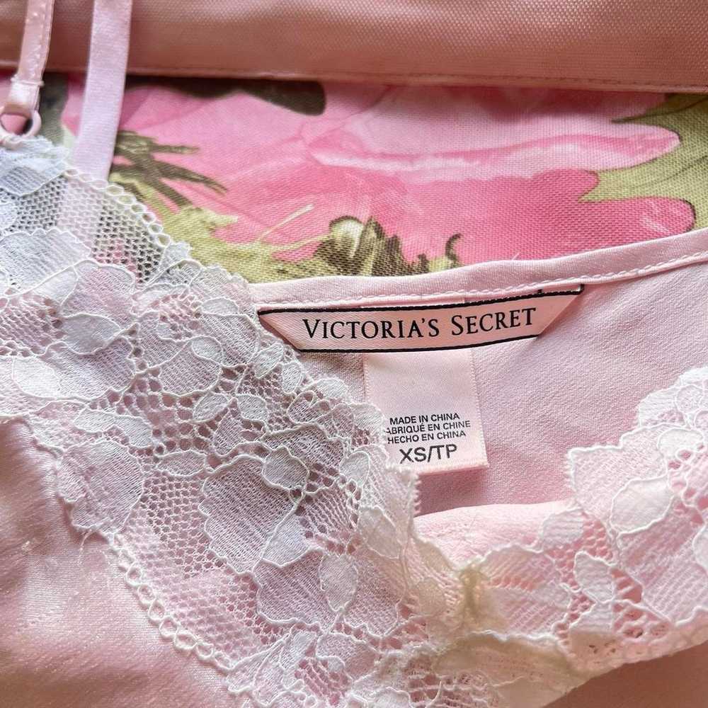 victoria’s secret silk lace slip cami rose pink - image 4