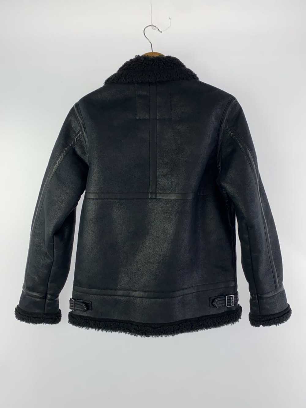 Used ALPHA INDUSTRIES Leather Jacket Blouson/S/Ec… - image 2