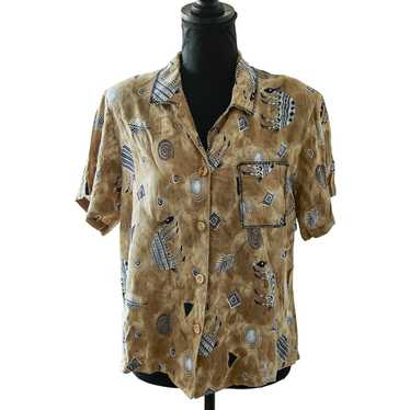 Vintage Kayla-G Hawaiian Aloha shirt size M - image 1
