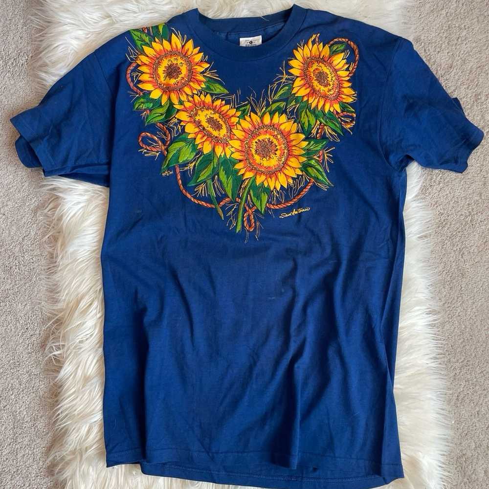 Vintage 90’s Sunflower San Antonio T-Shirt - image 1