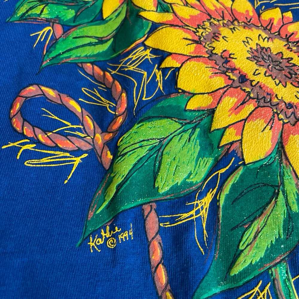 Vintage 90’s Sunflower San Antonio T-Shirt - image 2