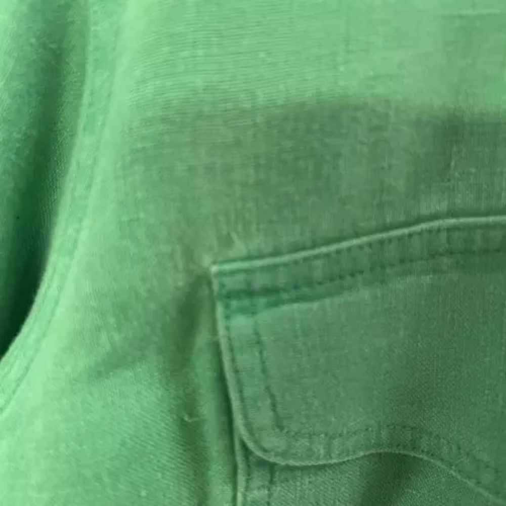 Lauren Ralph Lauren Linen Button Down Shirt-Green… - image 4