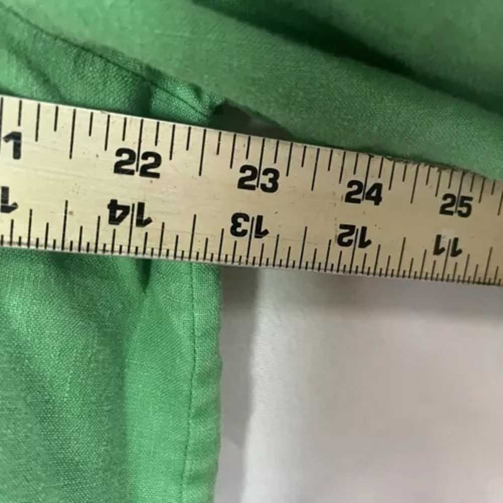 Lauren Ralph Lauren Linen Button Down Shirt-Green… - image 6