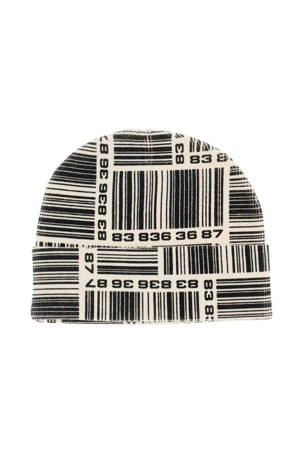 VTMNTS o1s22i1n0124 Barcode Monogram Beanie Hat i… - image 2
