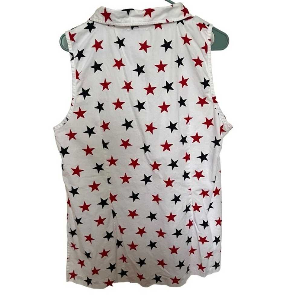 Russ Liz Claiborne Women's Patriotic Star Print S… - image 3