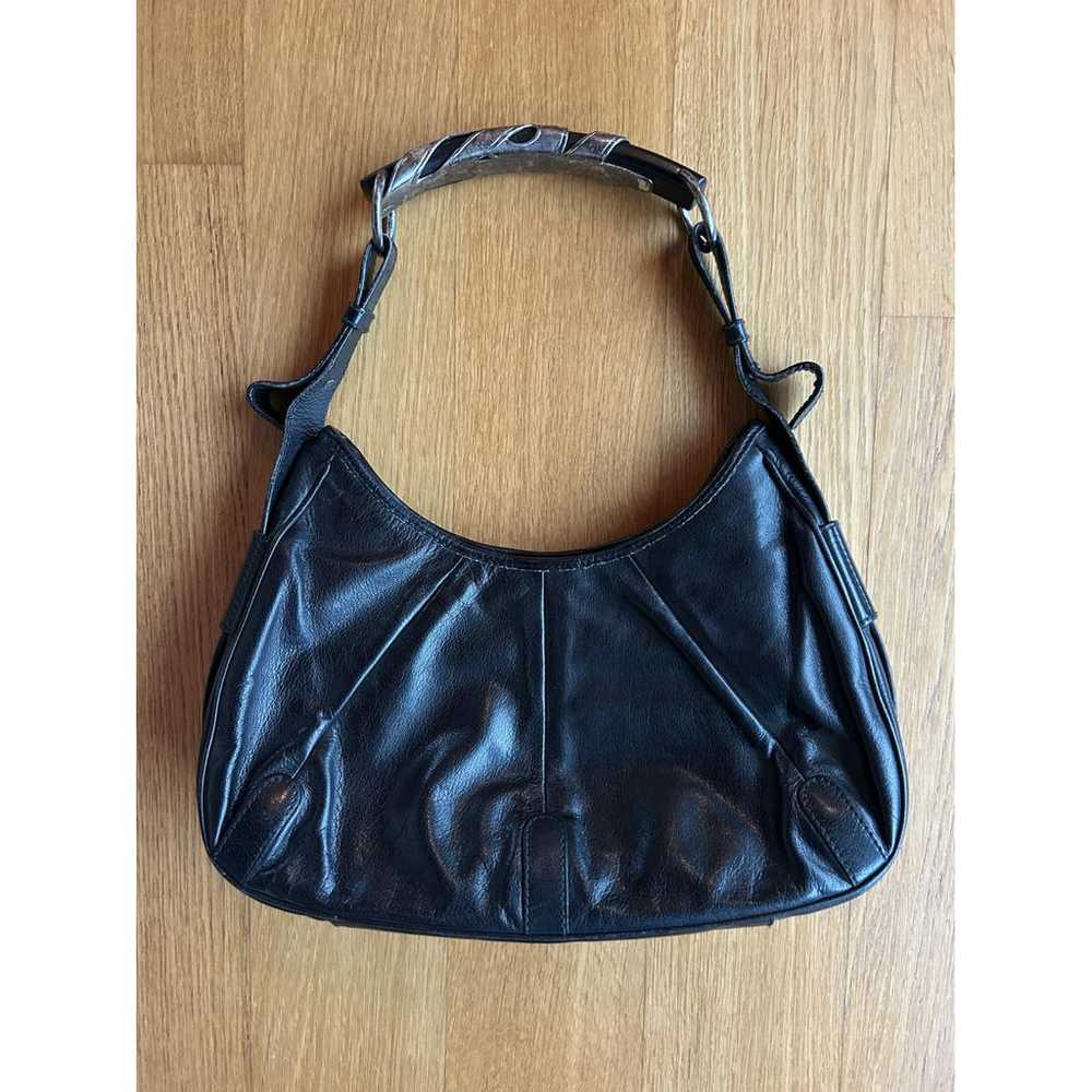 Yves Saint Laurent Mombasa leather handbag - image 3