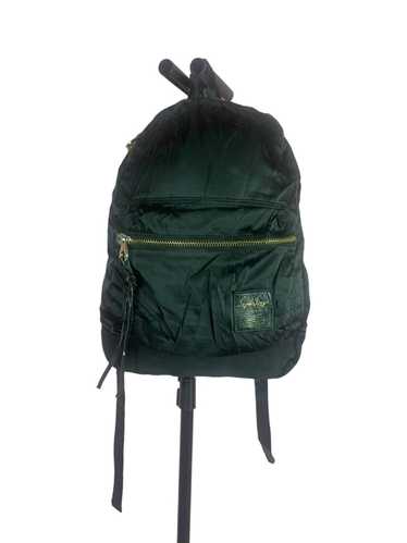 Legato Largo Small outlet Backpack Soft Black Gold Accents Front Pocket Adjustable