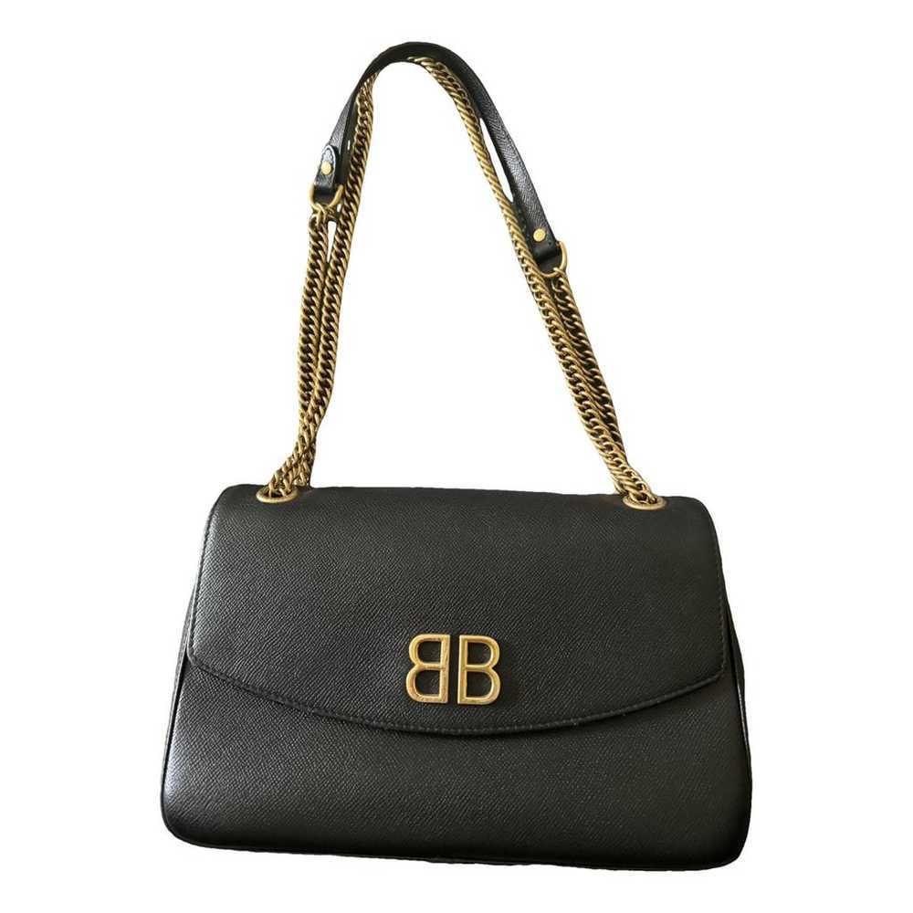 Balenciaga B leather handbag - image 1