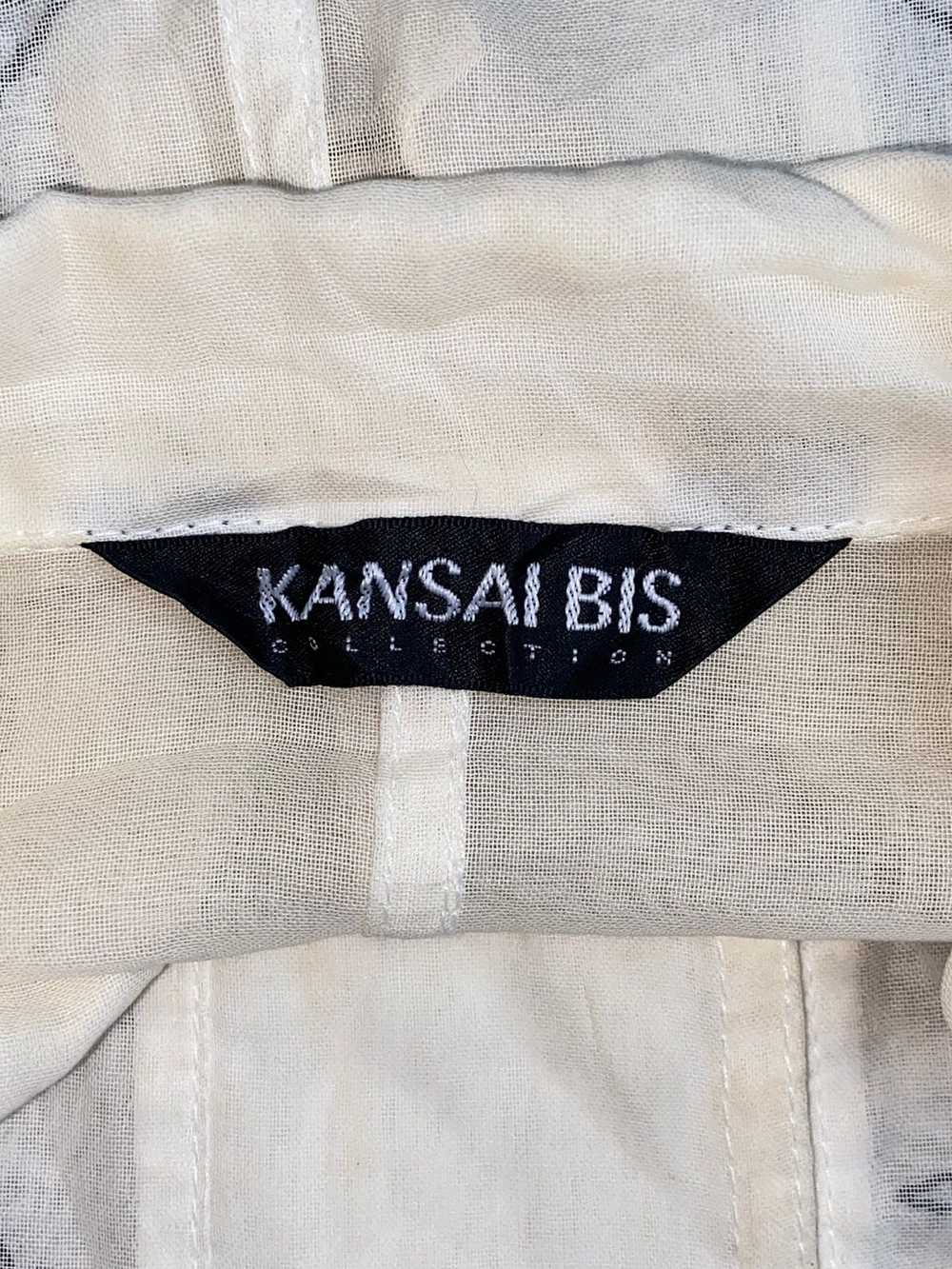 Kansai Yamamoto KANSAI BIS White Mesh Shirt - image 7