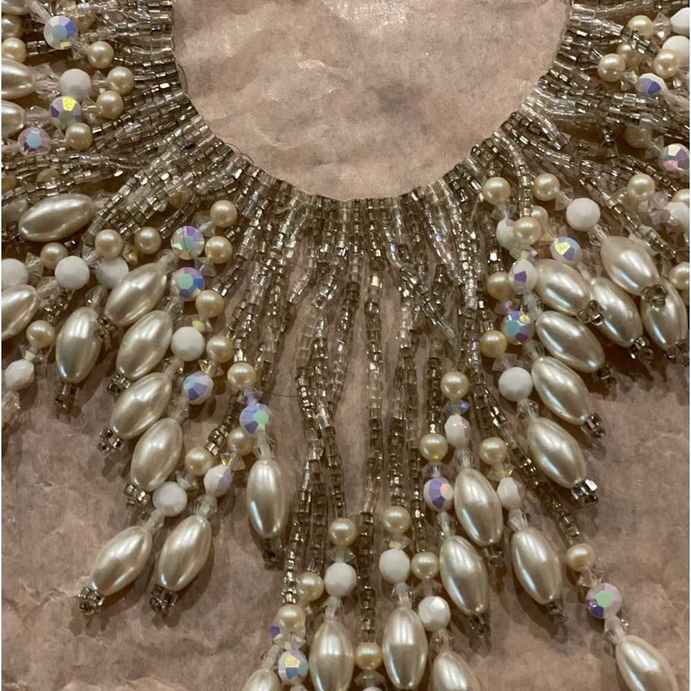 Pearl necklace Chipita vintage luxury exotic  stu… - image 2