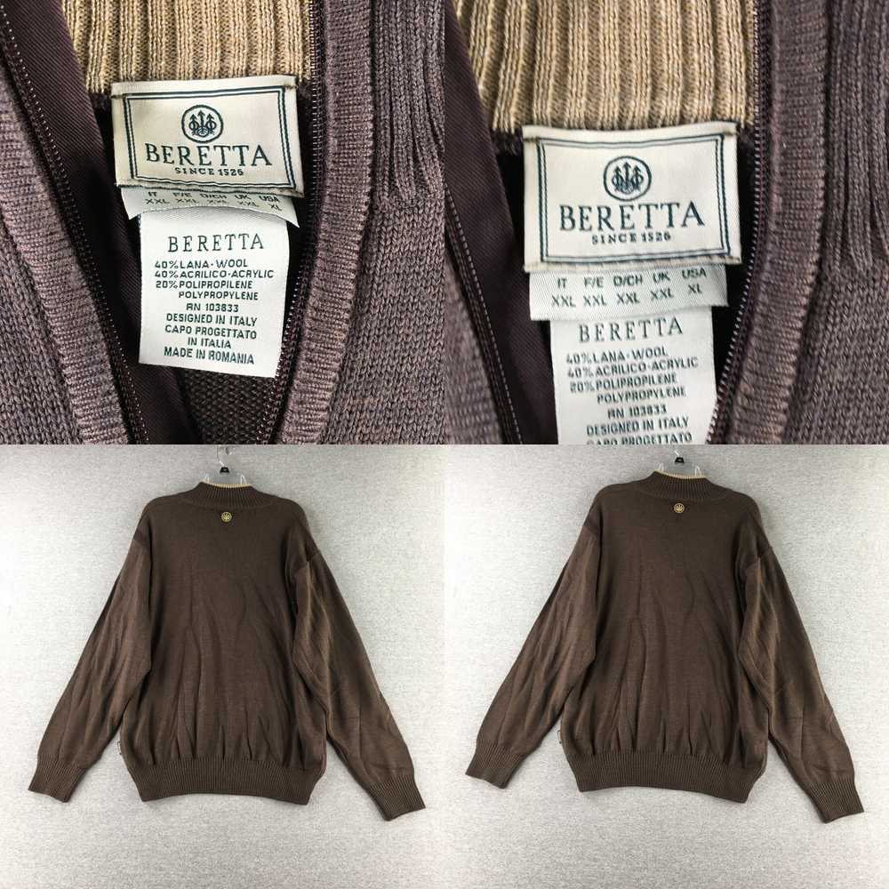 Blend Beretta Sweater Mens Extra Large 1/4 Zip Pu… - image 4
