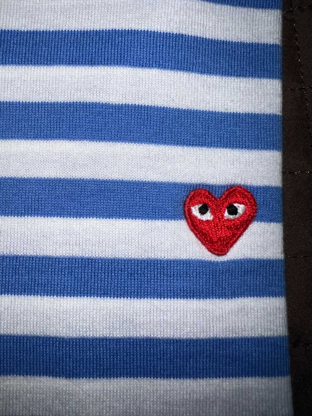 Comme Des Garcons Play cdg play l/s striped mini … - image 6