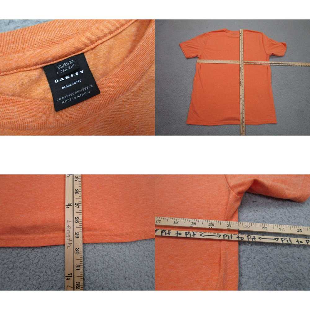 Oakley Oakley Shirt Mens XL Orange T-Shirt Center… - image 4