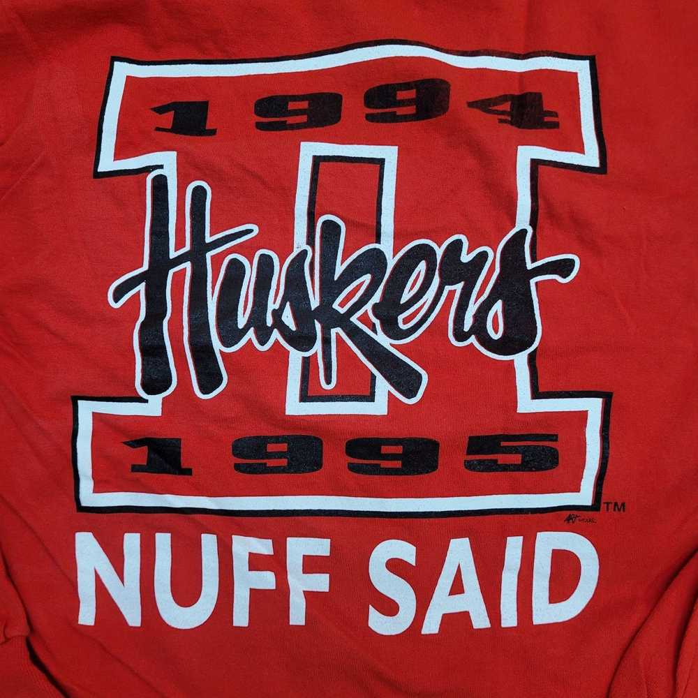 Fruit Of The Loom Vintage 1995 Cornhuskers Champ … - image 10
