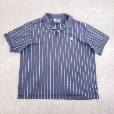 Chaps Chaps Polo Shirt Mens Size XL Blue White St… - image 1