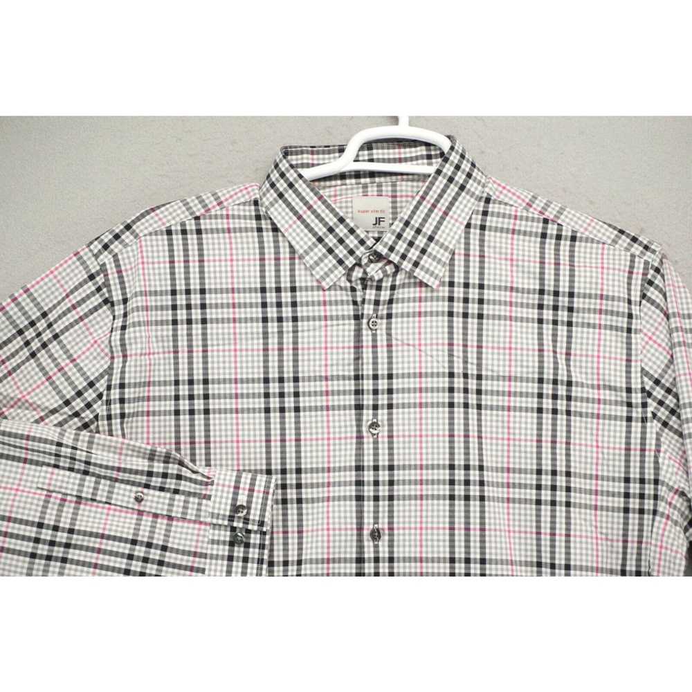 Vintage J Ferrar Shirt Men Size XL Slim Fit Butto… - image 1
