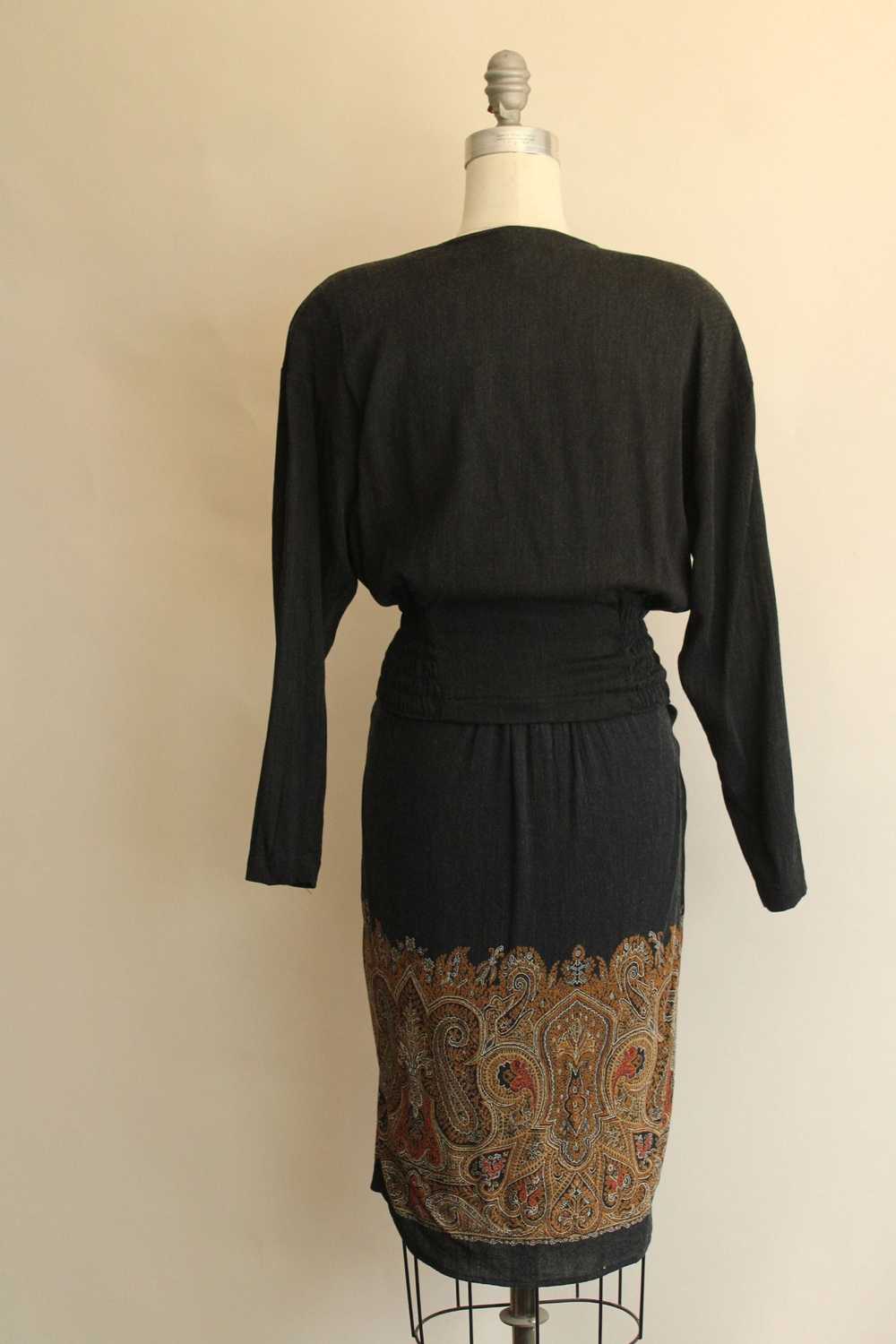 Vintage Vintage 1980's 1990s Skirt and Blouse, Ca… - image 10