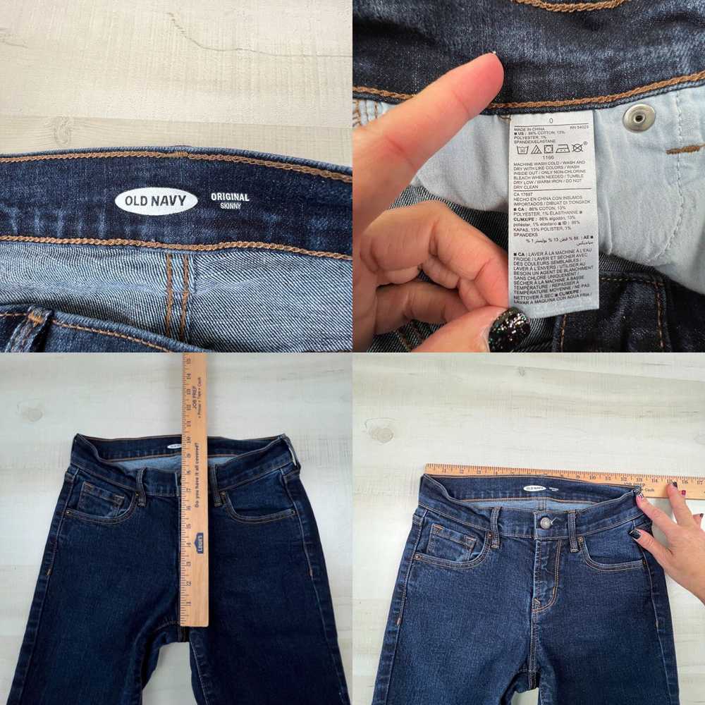 Old Navy Old Navy Womens Skinny Jeans 0 Mid Rise … - image 4