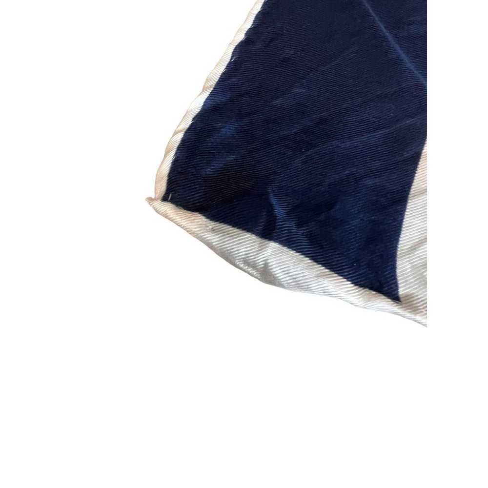 Vintage Labrynthe ECHO Patriotic Large Silk Scarf… - image 10