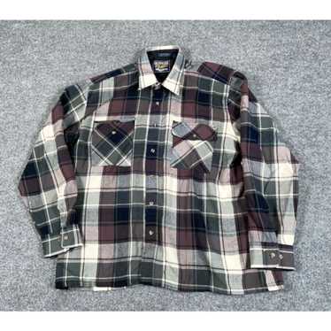 Etro VTG 90s Grunge Style Flannel Shirt Adult XL P