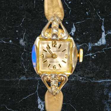 Vintage Swiss Hormilton Ladies 10KGF Watch Band C… - image 1