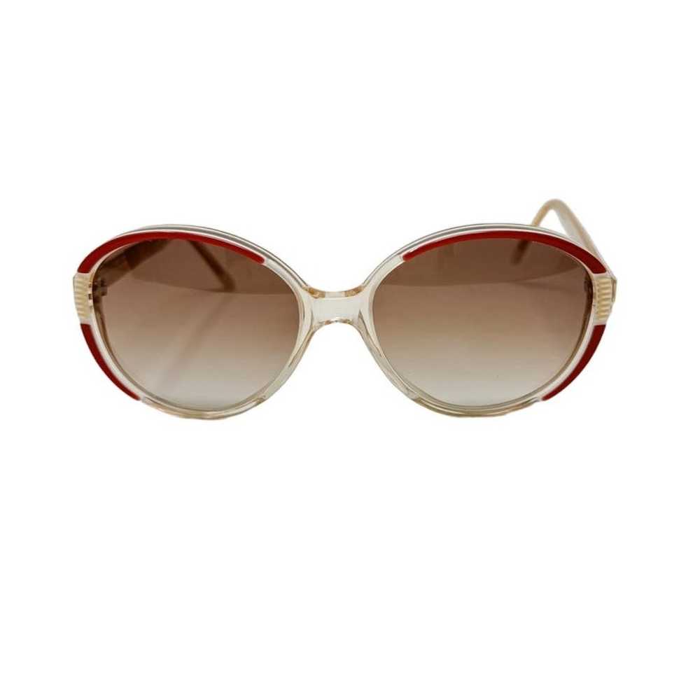 Balenciaga 70s Vintage Retro Sunglasses Red Gold … - image 3