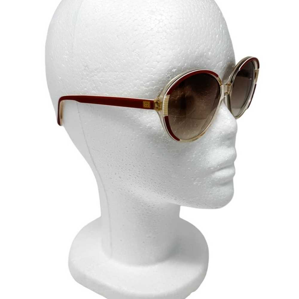 Balenciaga 70s Vintage Retro Sunglasses Red Gold … - image 9