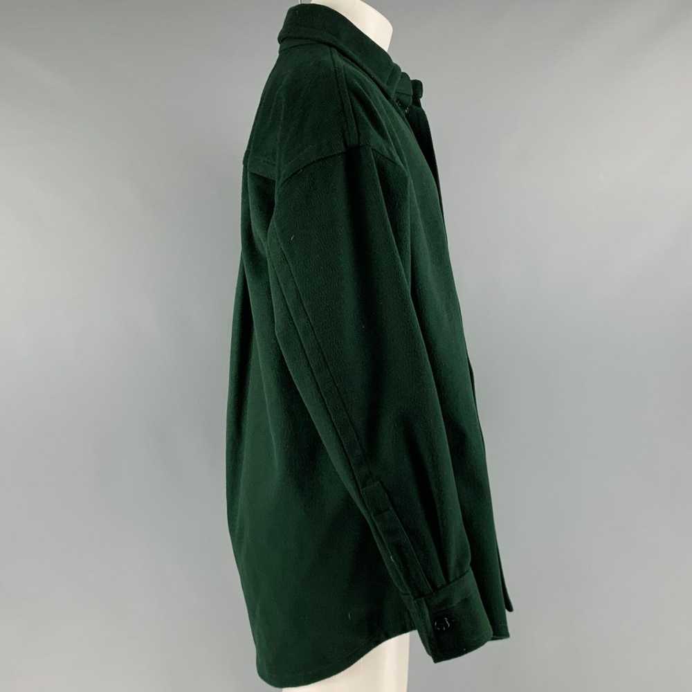 Hussein Chalayan Green Wool Blend Patch Pocket Lo… - image 2