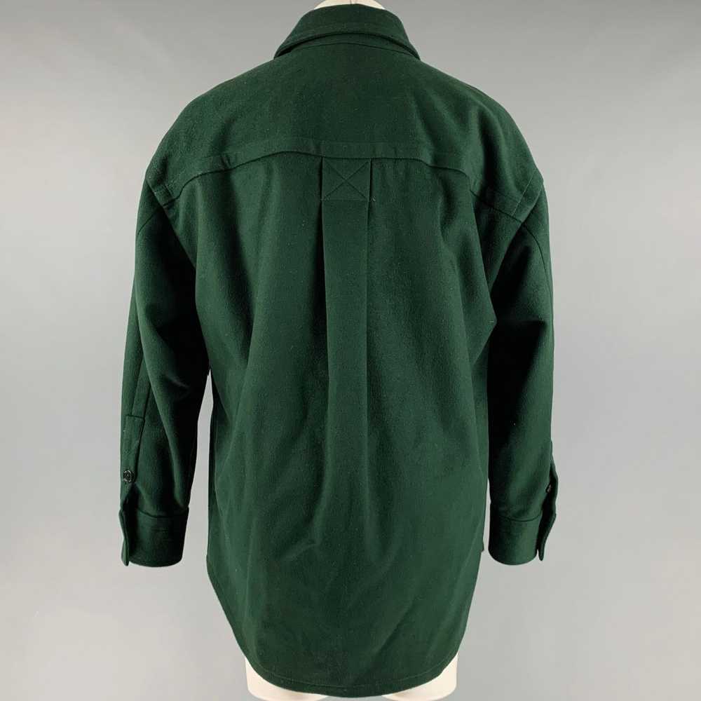 Hussein Chalayan Green Wool Blend Patch Pocket Lo… - image 3