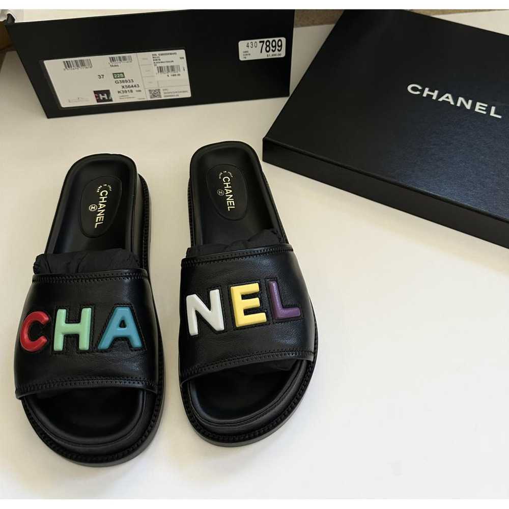 Chanel Exotic leathers mules - image 2