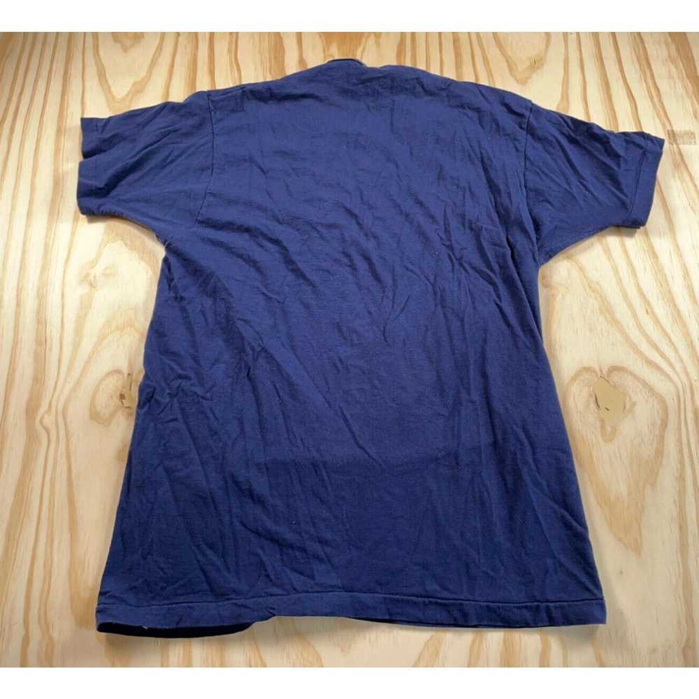 Fruit Of The Loom VTG 90s Blank Pocket T-Shirt Ad… - image 2
