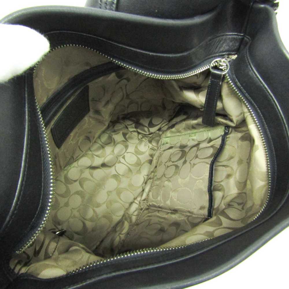 Coach Coach 9151 Women's Leather Shoulder Bag Bla… - image 3