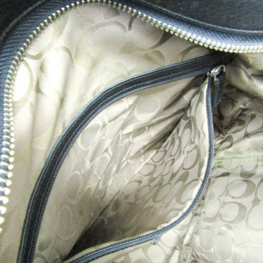 Coach Coach 9151 Women's Leather Shoulder Bag Bla… - image 4