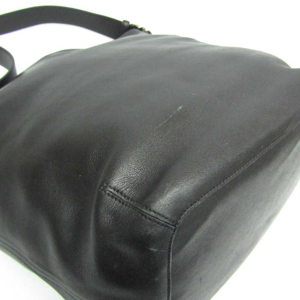 Coach Coach 9151 Women's Leather Shoulder Bag Bla… - image 6