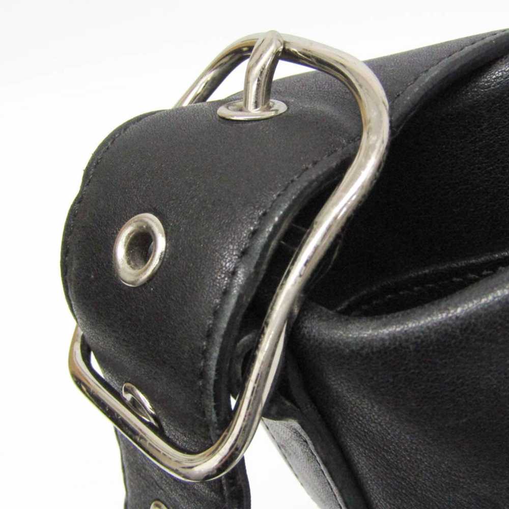 Coach Coach 9151 Women's Leather Shoulder Bag Bla… - image 8