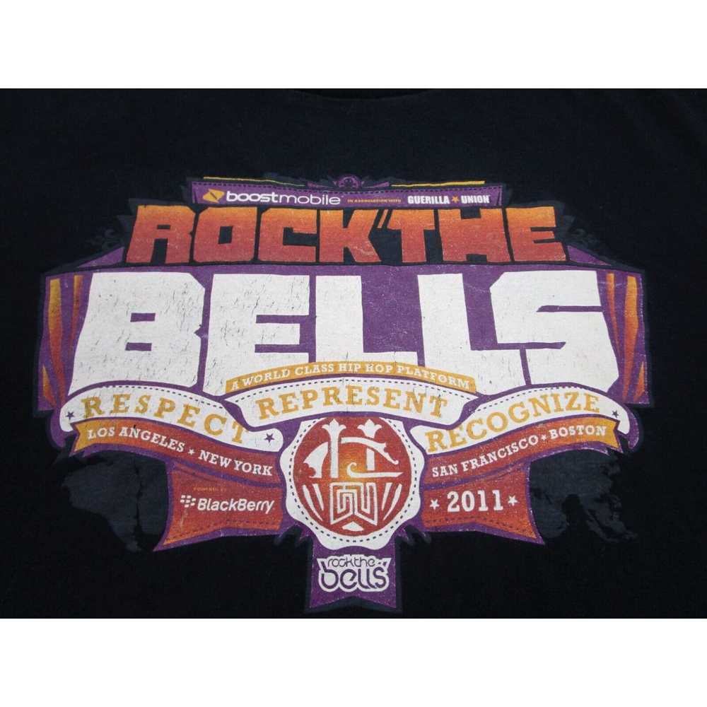 Bell Rock the Bells Shirt Mens XL Black 2011 Laur… - image 3