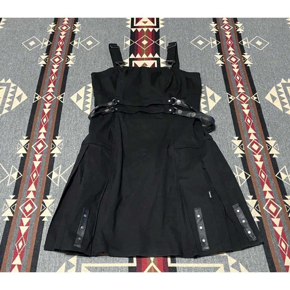 Tripp Nyc TRIPP NYC Bib Overall Black Mini Dress … - image 1