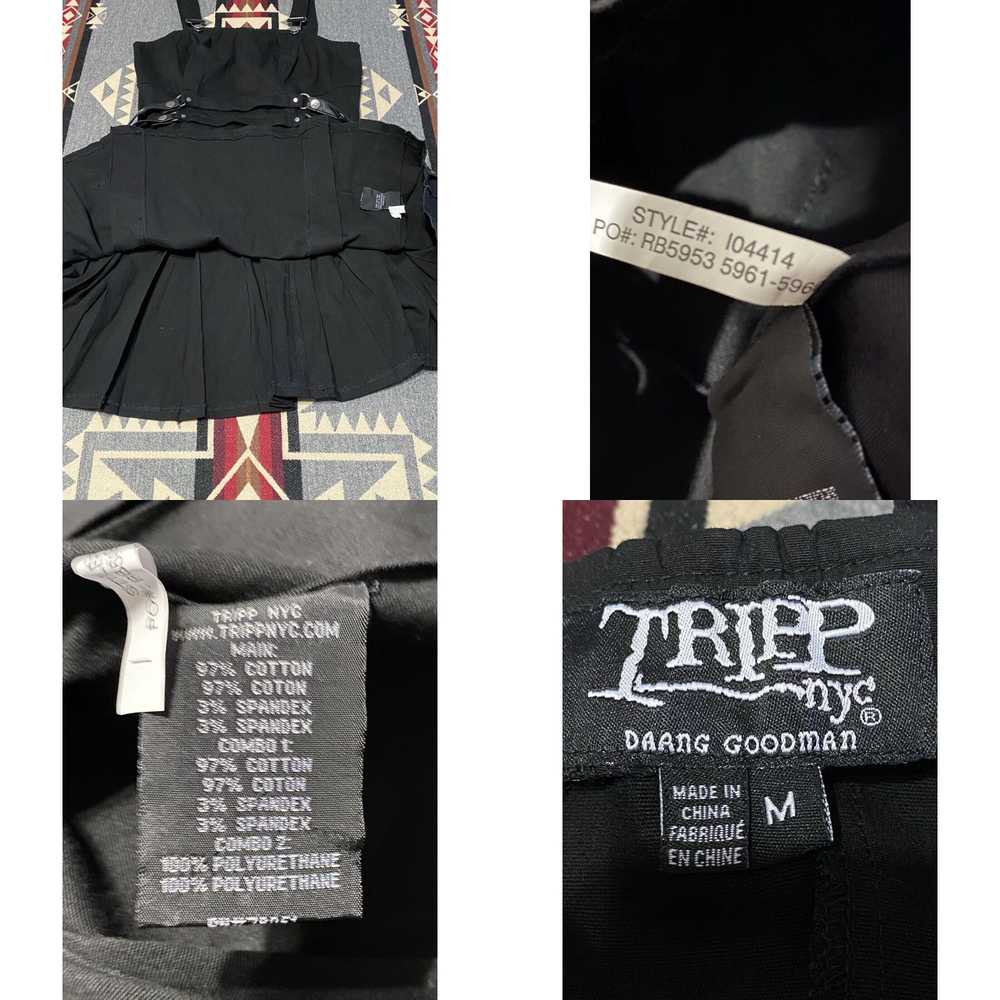 Tripp Nyc TRIPP NYC Bib Overall Black Mini Dress … - image 4
